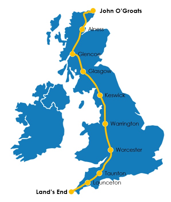 JOGLE Route for posters