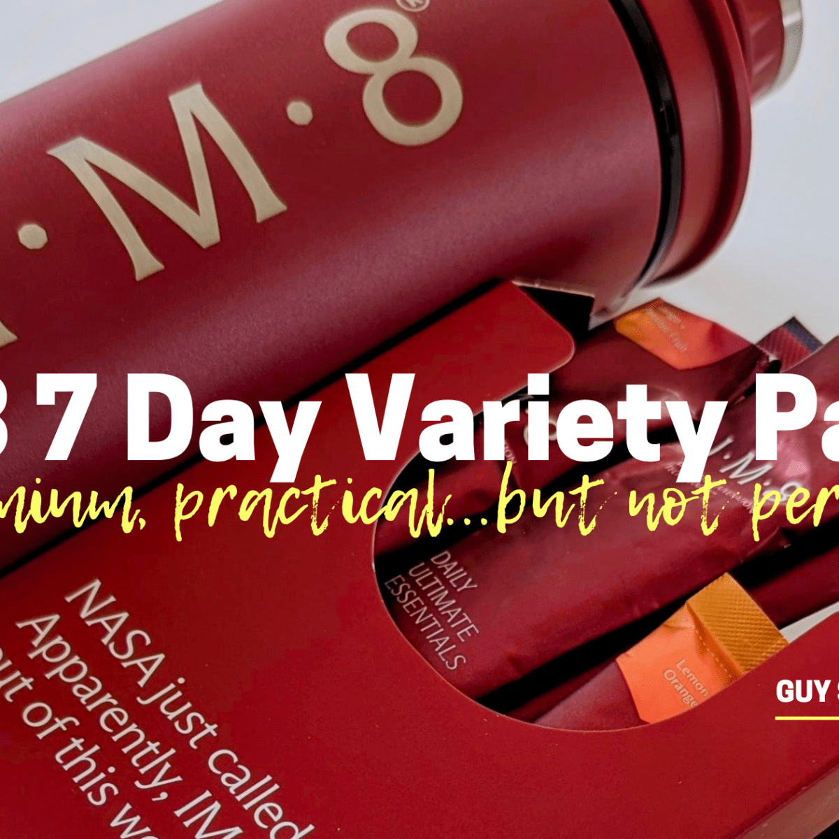 IM8 7 Day Variety Pack Review: Premium, practical… but not perfect